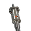 double ball screw dfu2504 with customized end machined kugelumlaufspindel